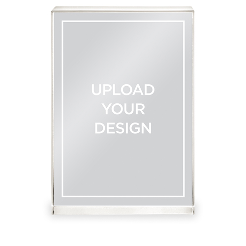 Upload Your Own Design Portrait Acrylic Block, 5x7, Multicolor