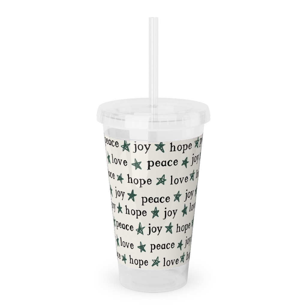 Photo Gallery Acrylic Tumbler with Straw by Shutterfly