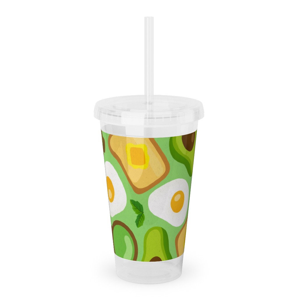 Avocado Tumbler/Straw | Avotoasty