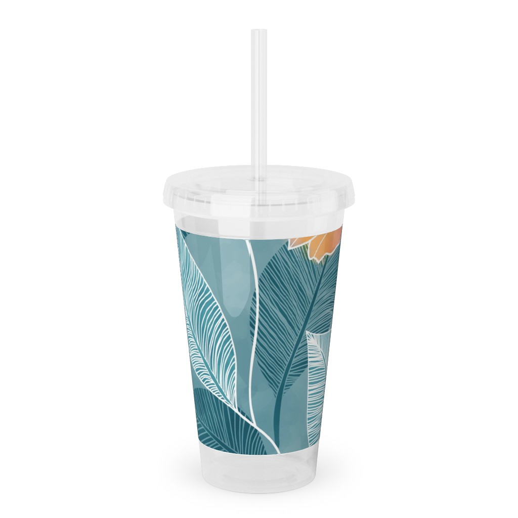 Upload Your Own Design Acrylic Tumbler with Straw by Shutterfly