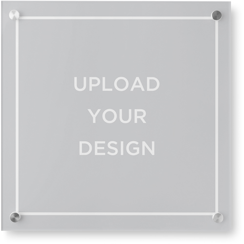 Upload Your Own Design Landscape Wall Art, Single piece, Acrylic, 16x16, Multicolor