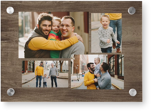 Connect Four Wall Art, Single piece, Acrylic, 10x14, Brown, brown