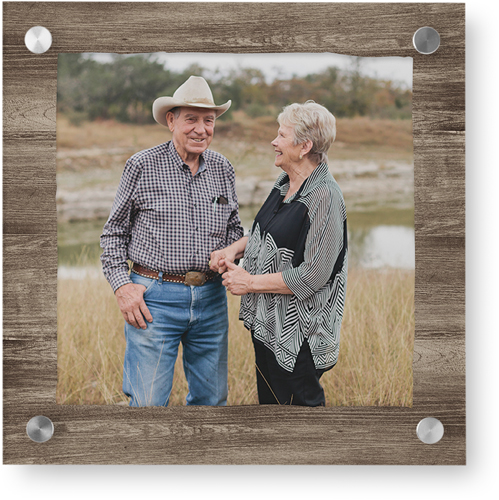 Countryside Portrait Wall Art, Single piece, Acrylic, 12x12, Brown