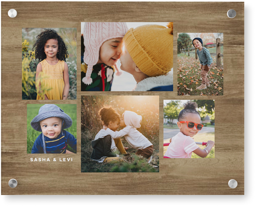 Six Times Wall Art, Single piece, Acrylic, 16x20, Brown, truffle