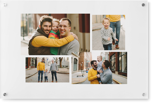 Connect Four Wall Art, Single piece, Acrylic, 20x30, White, white