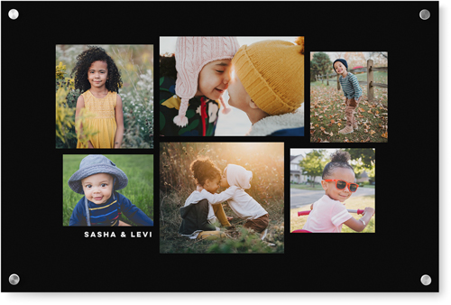 Six Times Wall Art, Single piece, Acrylic, 20x30, Black, black