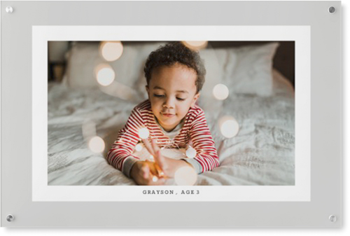 Gray Acrylic Print For Bathroom