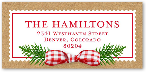 Our Little Gift Address Label, Beige, Matte, Latte