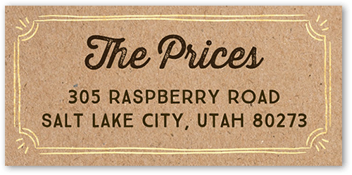 Big BBQ Bash Address Label, Beige, Address Label, Matte