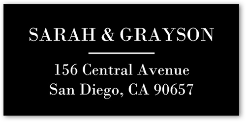 Modern Address Labels