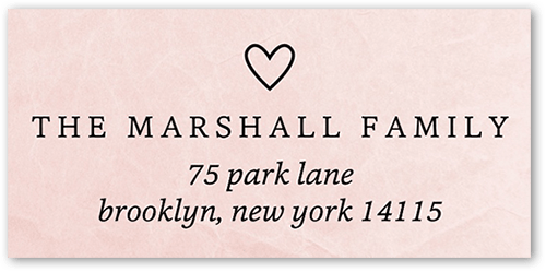 Many Fresh Memories Address Label, Pink, Address Label, Matte