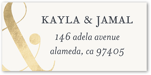 Shared Story Address Label, Brown, Address Label, Matte