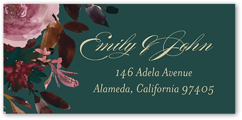 Deeply Beautiful Address Label, Green, Address Label, Matte, Seaweed