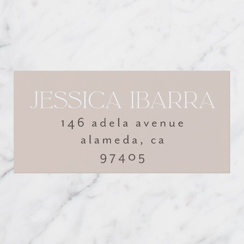 Bold Designation Address Label by Yours Truly Shutterfly