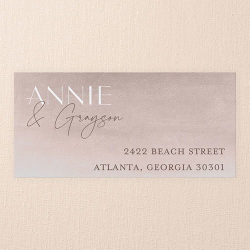 Modern Grace Wedding Address Label, Pink, Address Label, Matte, Blush Pink
