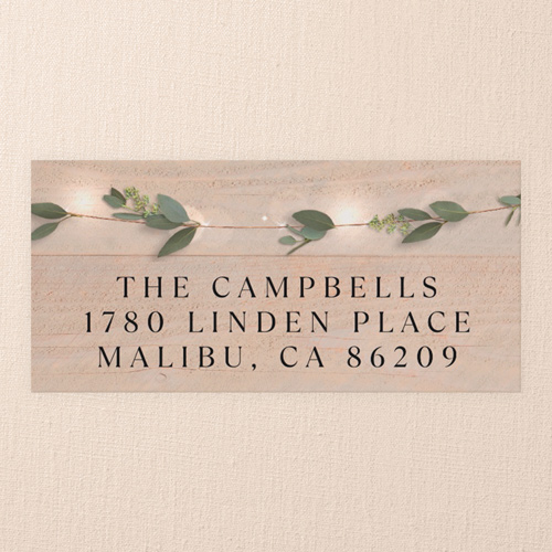 Charming Clips Wedding Address Label, Beige, Address Label, Matte, Latte