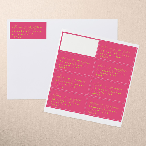 Editable Edition Address Label by Yours Truly Shutterfly