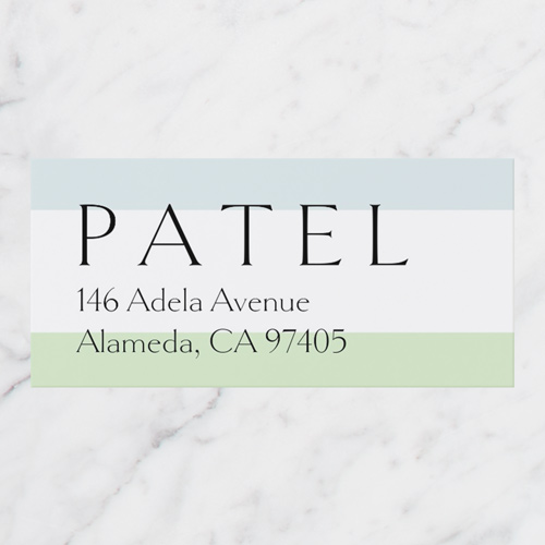 Simple Sides Address Label, Green, Address Label, Matte, Lime