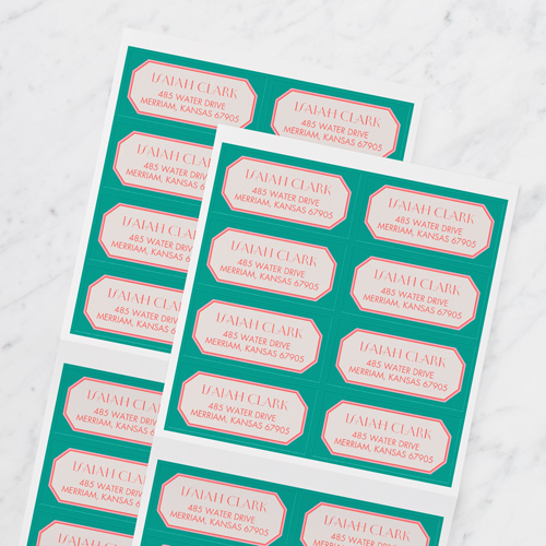 Trimmed Corners Address Label by Yours Truly Shutterfly