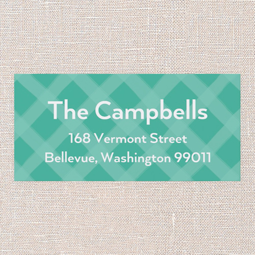 Mostly Nice Address Label, Green, Address Label, Matte, Mint