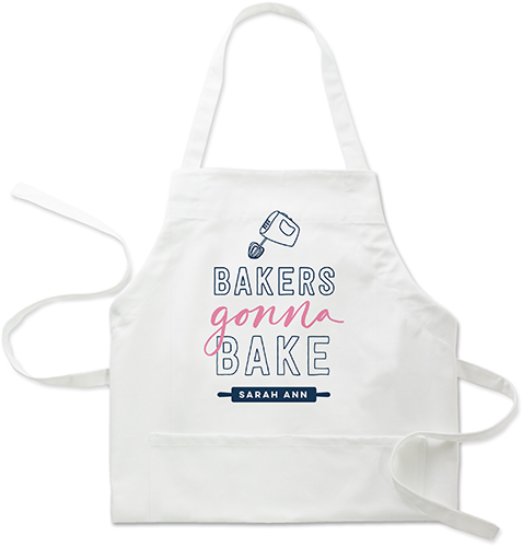 Bakers Gonna Bake Apron, Adult (Onesize), Pink