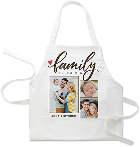Family Is Forever Apron, Adult (Onesize), Brown