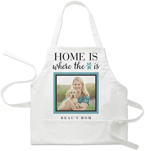 Simply Chic Home Is Where Apron, Adult (Onesize), Gray