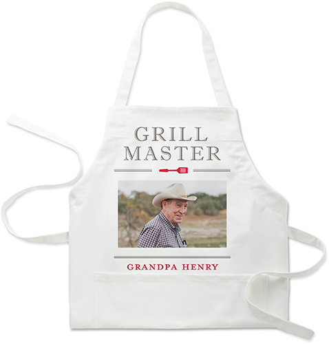 Head Grill Master Apron, Adult (Onesize), Red