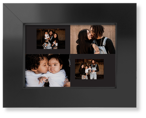 Minimal Gallery of Four Art Print, Black, Signature Card Stock, 5x7, Multicolor, multi