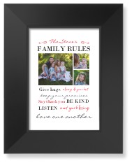 family rules art print
