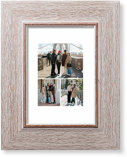 Gallery of Three Portrait Art Print, Rustic, Signature Card Stock, 5x7, Multicolor, multi