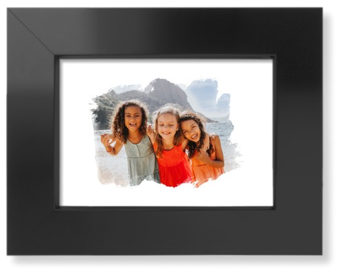 Brushed Moments Landscape Art Print, -Black-White-Signature Card Stock-5x7