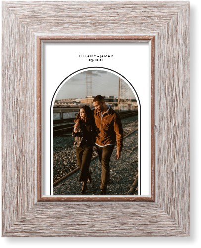 Modern Archway Art Print, Rustic, Signature Card Stock, 5x7charcoal