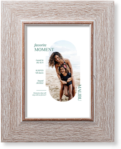 Travel Infographic Art Print, Rustic, Signature Card Stock, 5x7white