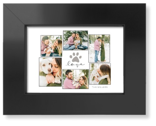Rustic Paw Collage Art Print, -Black-Black-Signature Card Stock-5x7