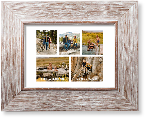 Gallery of Five Art Print, -Rustic-Multicolor-Signature Card Stock-5x7
