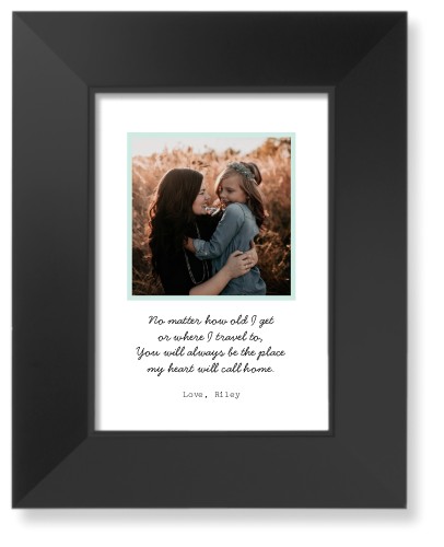 Quote For Mom Art Print, Black, Signature Card Stock, 5x7mint
