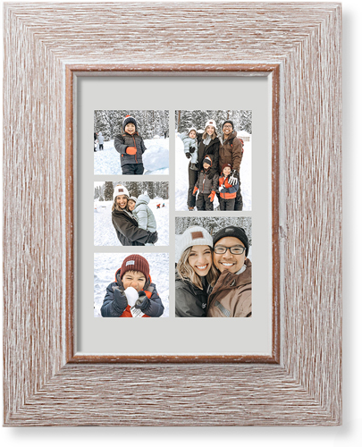Gallery of Five Portrait Art Print, Rustic, Multicolor, Signature Card Stock, 5x7