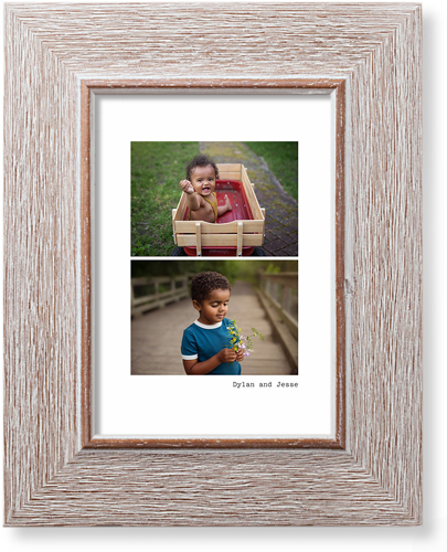 Gallery Of Two Portrait Art Print, -Rustic-Multicolor-Signature Card Stock-5x7