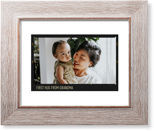 Film Frame Art Print, Rustic, Signature Card Stock, 8x10, White, white
