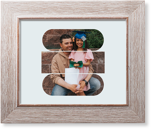 Connected Frames Art Print, Rustic, Signature Card Stock, 8x10, Gray, air