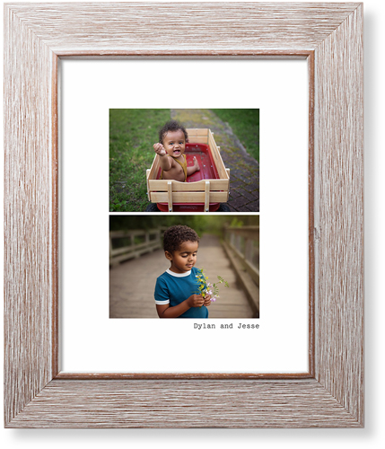 Gallery Of Two Portrait Art Print, Rustic, Signature Card Stock, 8x10, Multicolor, multi