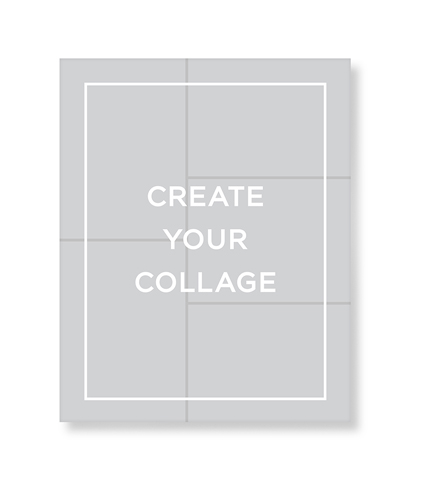 Create a Collage Portrait Art Print, -No Frame-Multicolor-Signature Card Stock-8x10