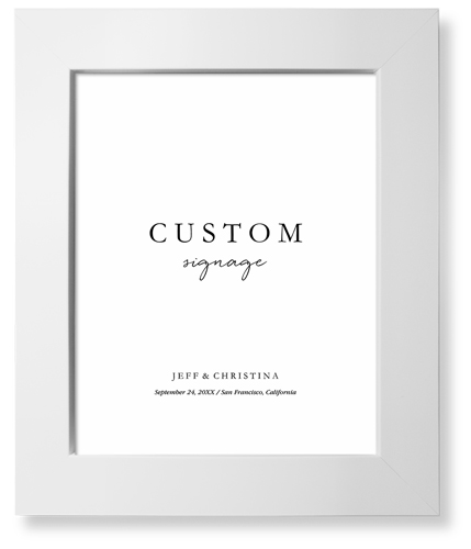 Custom Wedding Signage Art Print