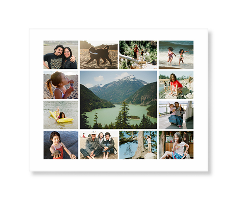 Hero Gallery of Thirteen Landscape Art Print, -No Frame-Multicolor-Signature Card Stock-8x10