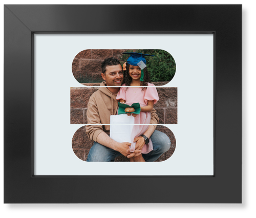 Connected Frames Art Print, -Black-Grey-Signature Card Stock-8x10