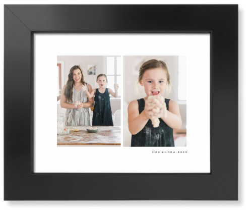 Gallery of Two Art Print, -Black-Multicolor-Signature Card Stock-8x10
