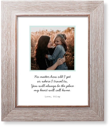 Quote For Mom Art Print, Rustic, Signature Card Stock, 8x10mint