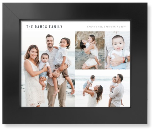 Simple Collage Art Print, -Black-Black-Signature Card Stock-8x10