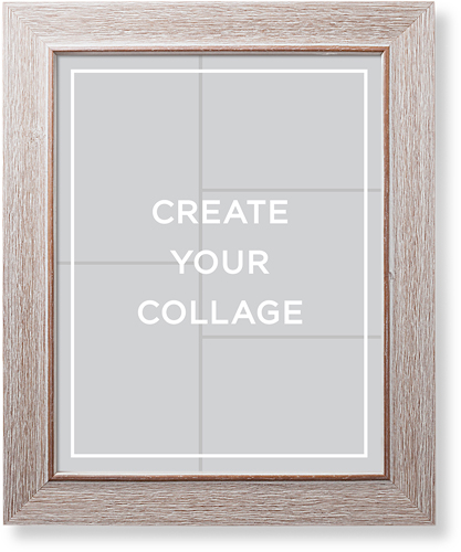 Create a Collage Portrait Art Print, Rustic, Signature Card Stock, 11x14, Multicolor